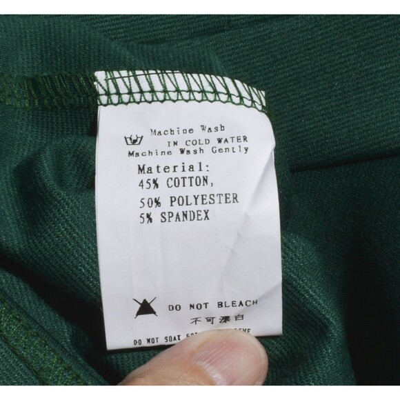 VFShow Emerald Green Pleated Crew Neck Peplum Sheath Dress Size S - Picture 4 of 5